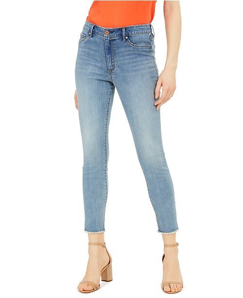 Kiss Me Ankle Skinny Jeans | Macys (US)