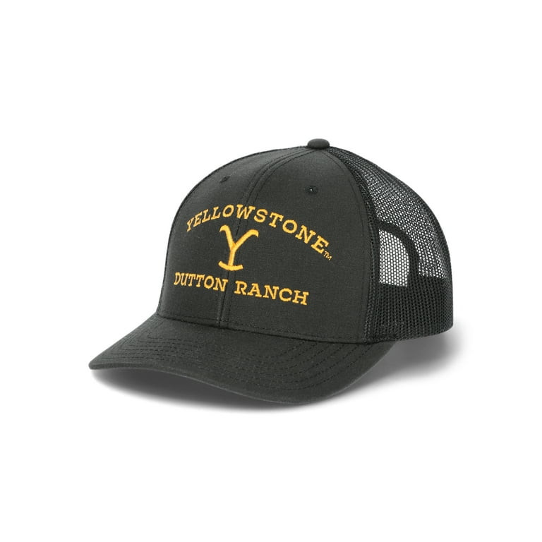 Yellowstone Menâ€™s Adjustable Snapback Trucker Hat, One Size Fits Most - Walmart.com | Walmart (US)