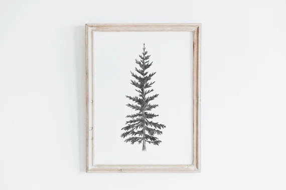 Christmas Printable, Christmas Wall Art, Christmas Tree Print, Christmas Print, Christmas Printab... | Etsy (US)