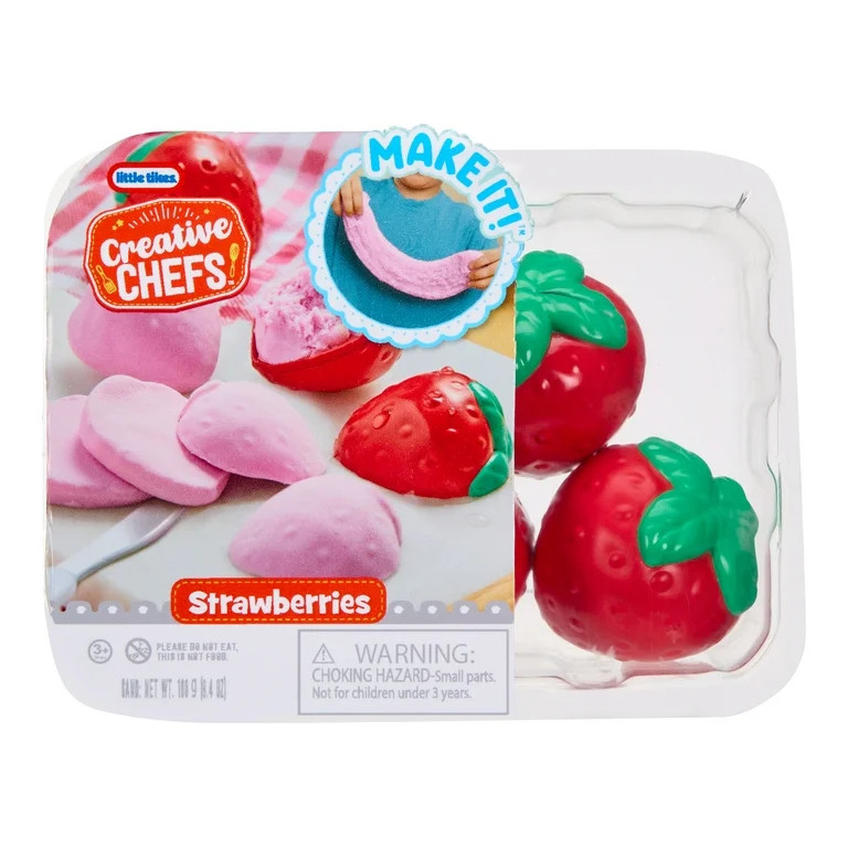 Creative Chefs Basket of Strawberries with Make-It Mix Play Sand, Ages 3+ - Walmart.com | Walmart (US)