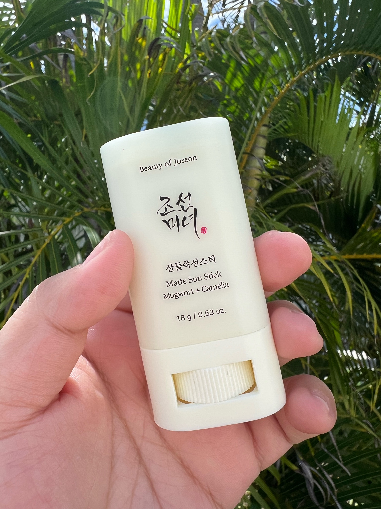 I love this matte sun block stick