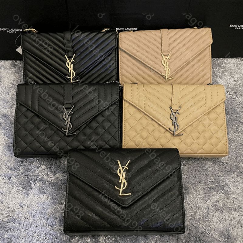 Luxury Fashion Gold Chain Leather Bag Women Handbag Shoulder Purse Handbags Luxurys Designer Mess... | DHGate
