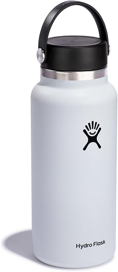 Hydro Flask Wide Mouth vacuum insulated stainless steel water bottle with leakproof closeable lid... | Amazon (US)