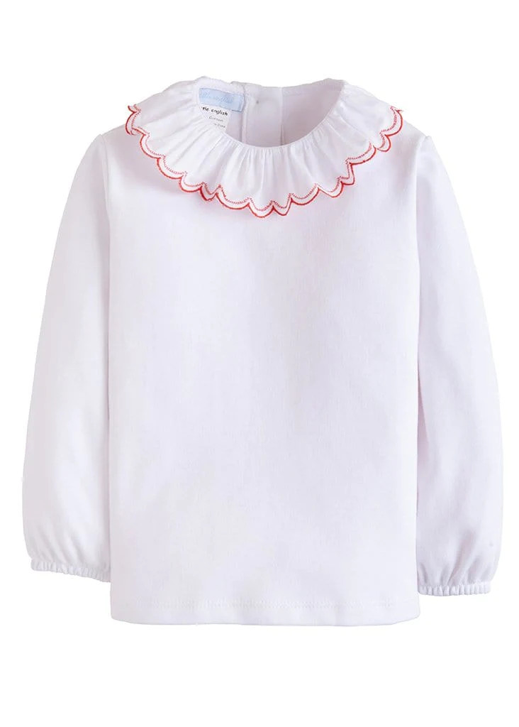 London Blouse - Red | Little English
