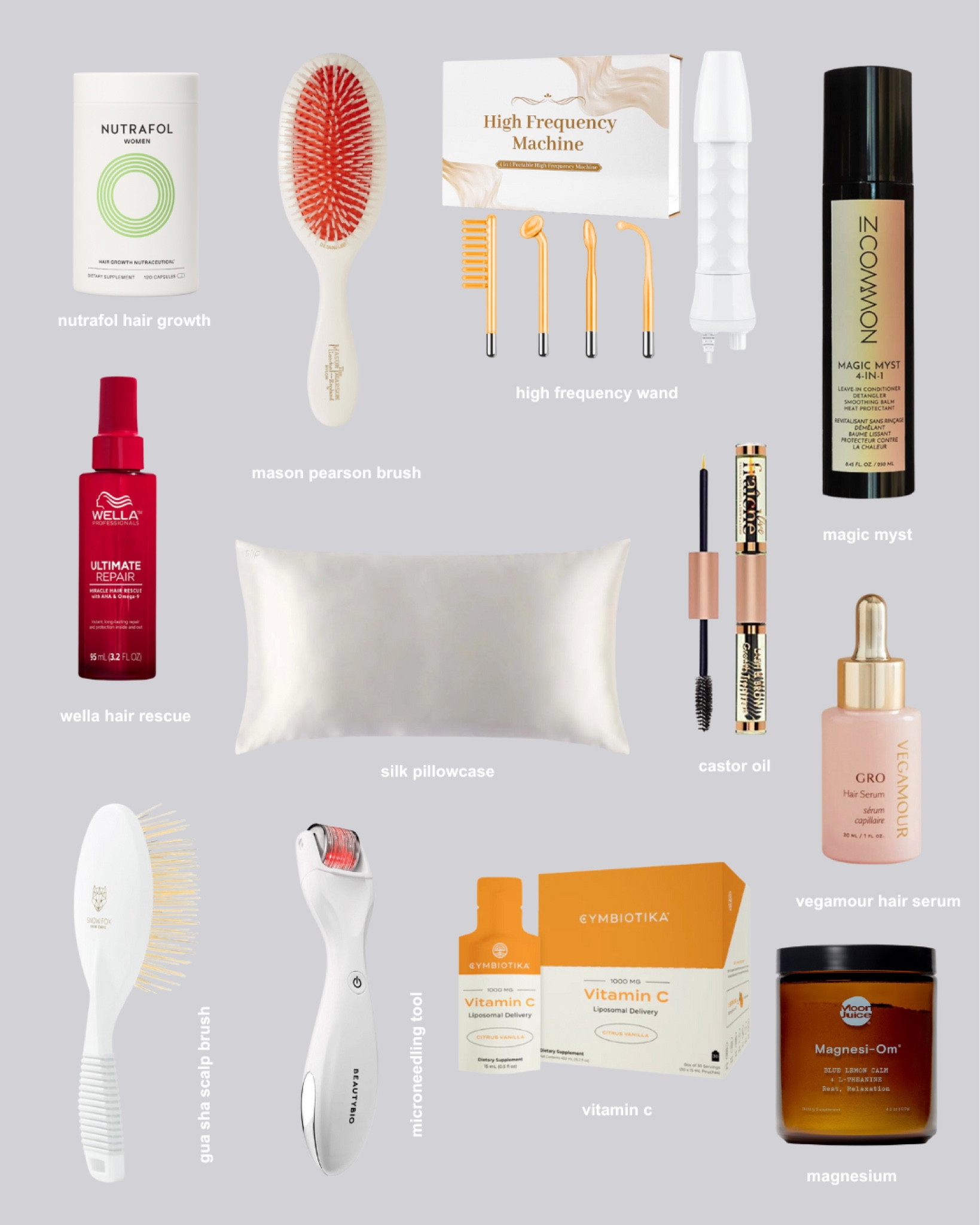 My top products for hair growth