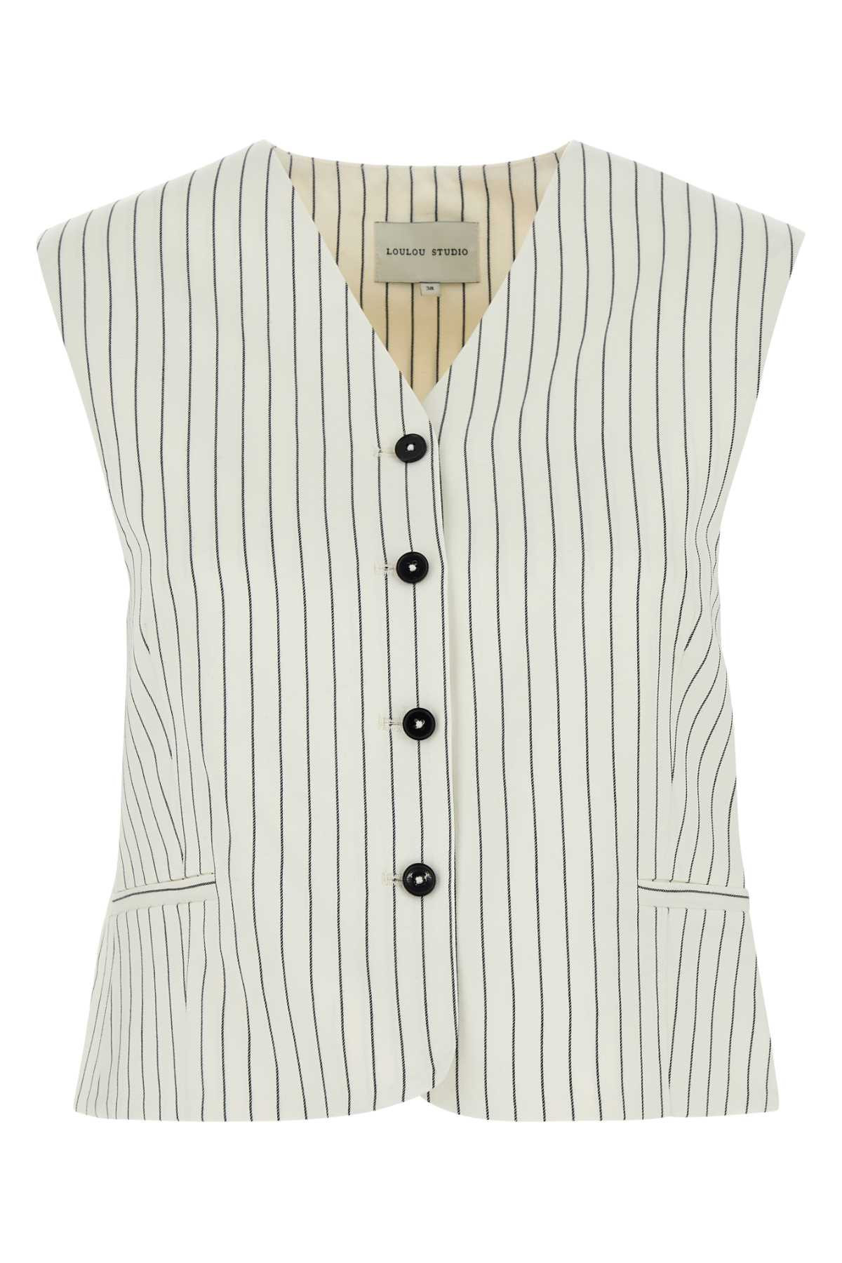 Loulou Studio Embroidered Viscose Blend Vest | Italist.com US