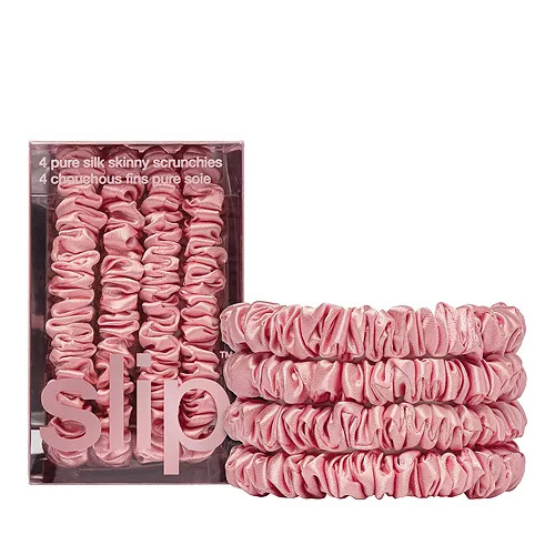 slip Pure Silk Back to Basics Skinny Scrunchies, Set of 4  | Bloomingdale's Home | Bloomingdale's (US)