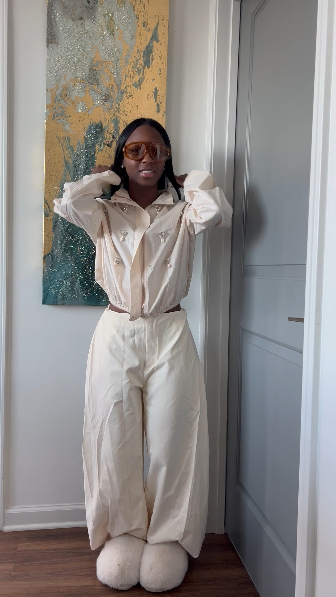 Shein cream spring outfit ideas

#LTKootd #LTKdayinmylife #LTKgrwm