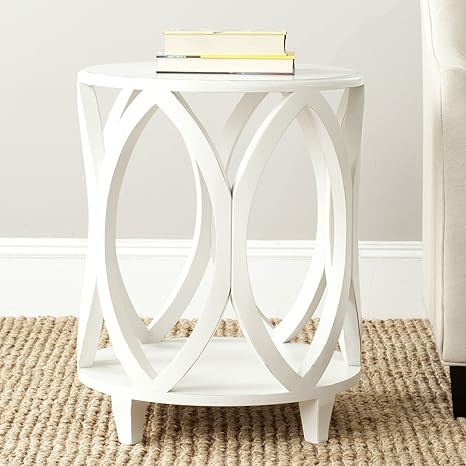 Safavieh American Homes Collection Janika Shady White Accent Table | Amazon (US)