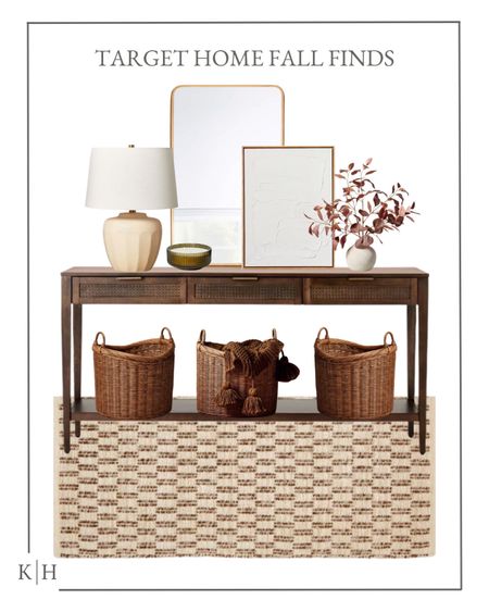 I love these pieces for fall for an entryway! The furniture pieces themself are timeless and can be styled year round, and by easily adding a candle, fall stems, and a warmer rug or throw blanket you can make the space feel warmer for fall! All small changes that make a huge difference. 

#LTKhome #LTKSeasonal #LTKFind
