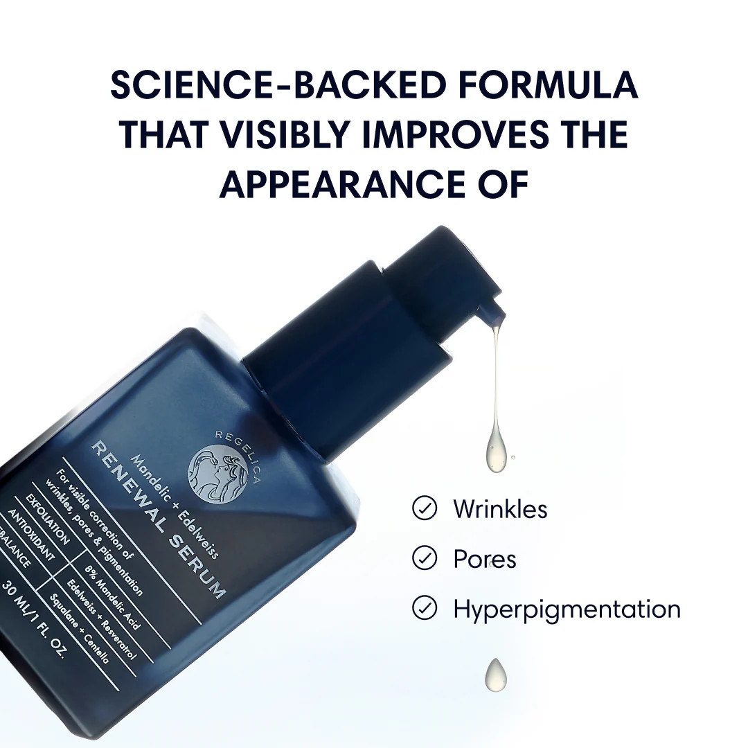 Mandelic + Edelweiss Renewal Serum | Regelica