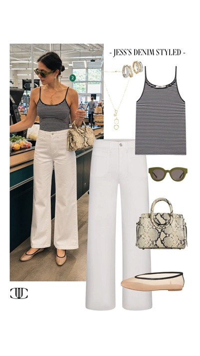 ✨ In this edition of Jess's Denim: timeless staples you'll wear on repeat.

Think crisp white denim, classic striped knits, and elevated basics that make getting dressed feel effortless. These are the pieces you'll reach for whether you're heading to brunch, traveling, running errands, or transitioning into fall.

Classic, versatile, and easy to style season after season. Tap to shop the entire edit in my LTK. 🤍✨

#LTKStyle #JesssDenim #NeutralStyle #CapsuleWardrobe #EverydayStyle #ClassicStyle #FallTransition #WardrobeEssentials #LTKFinds

#LTKootd #LTKSeasonal #LTKOver40