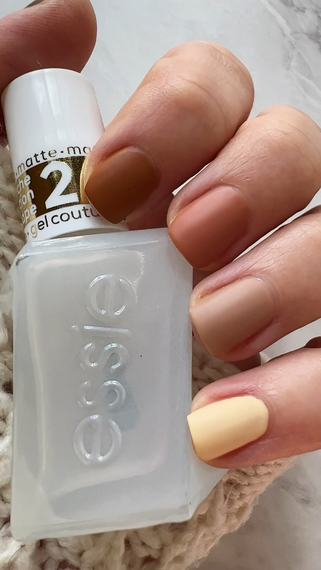 Matte fall colors mani
Nails | nail polish | easy nails | thanksgiving nails | fall nails | fall nail colors | fall nail polish | Essie expressie | Zoya


#LTKVideo #LTKbeauty #LTKSeasonal