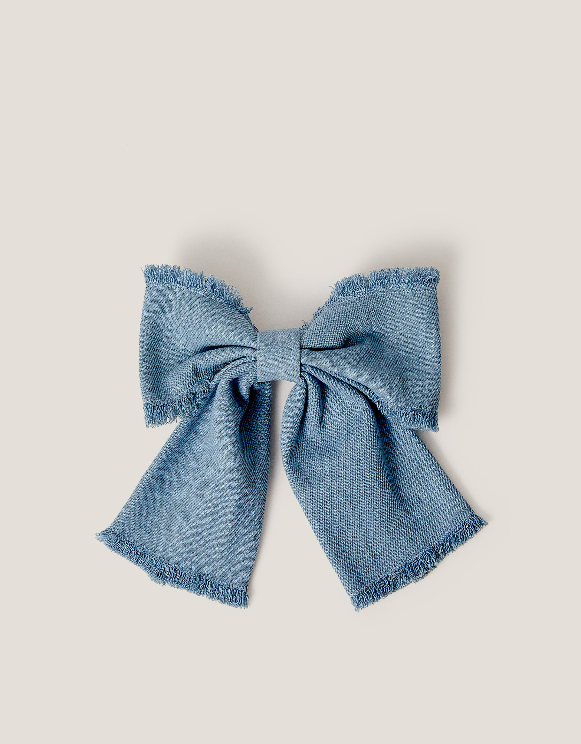 Denim Tie Bow Hair Clip | Monsoon (UK)