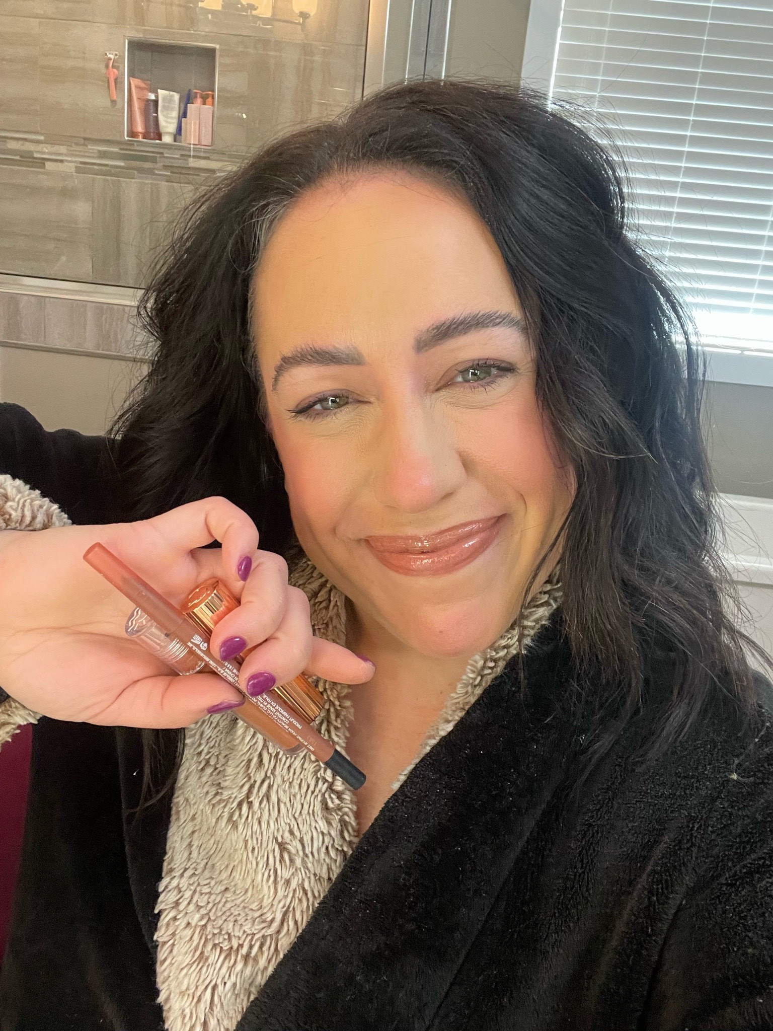 My current fave lip combo 💄

Wearing shades: 
- KIM KW matte lip stick 
- ALMOND gloss 
- Warm brown liner 

Lipstick, lip gloss, lip liner, winter makeup, trending now, makeup products 

#LTKfindsunder50 #LTKbeauty #LTKSeasonal