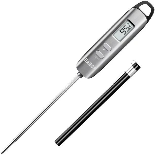 Habor Meat Thermometer, Digital Cooking Thermometer, Super Long Probe, 5 Second Instant Read Ther... | Walmart (US)