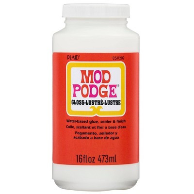 Mod Podge 16oz Craft Glue - Gloss: Dries Clear, Non-Toxic, Glossy Finish, Liquid Glue, Art & Stationery | Target