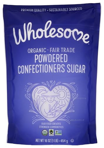 Wholesome Sweeteners, Powdered Sugar, Fair Trade Organic, 1 lb | Amazon (US)