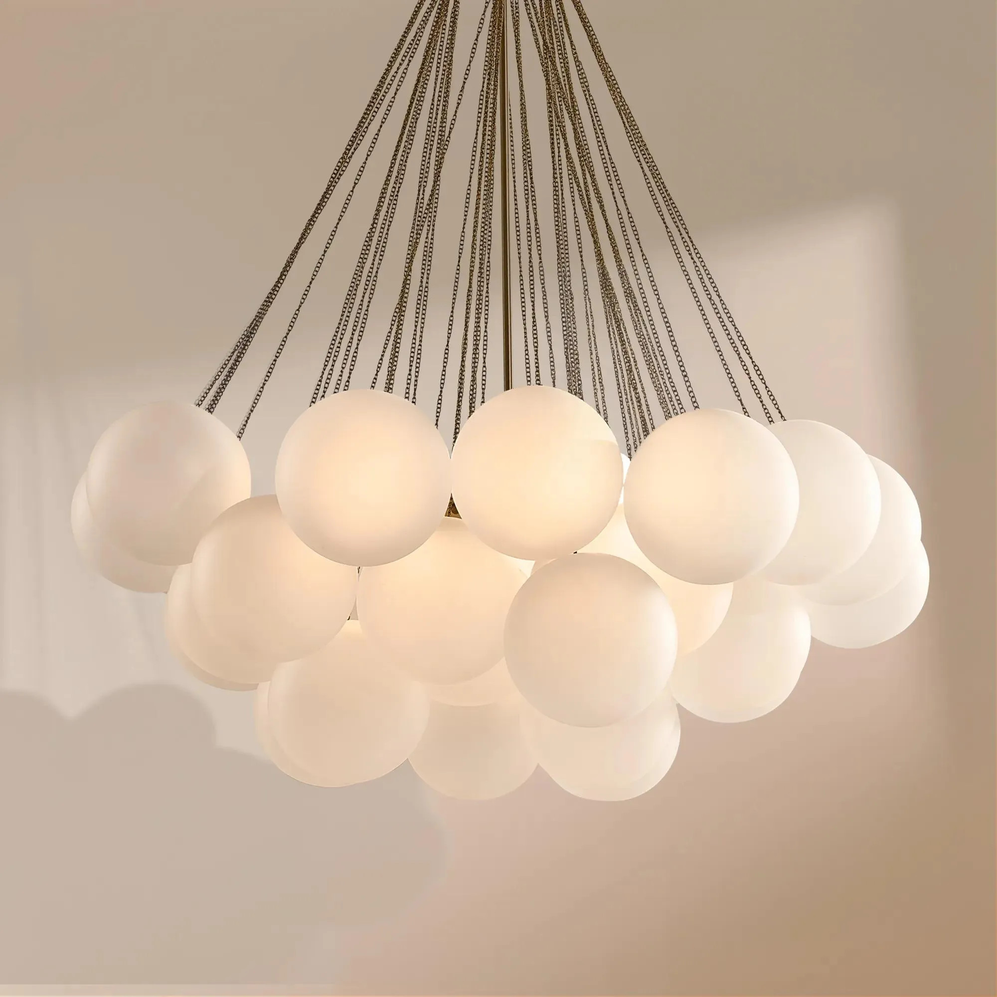 Sanela Frosted Glass Globe Chandelier | Z Gallerie