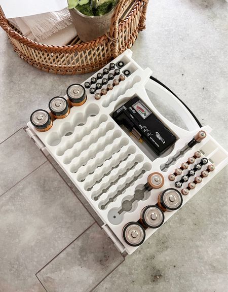 We have two of these battery organizers in our home: one upstairs and one downstairs so we can easily replace when necessary.

#LTKfindsunder50 #LTKhome #LTKSeasonal