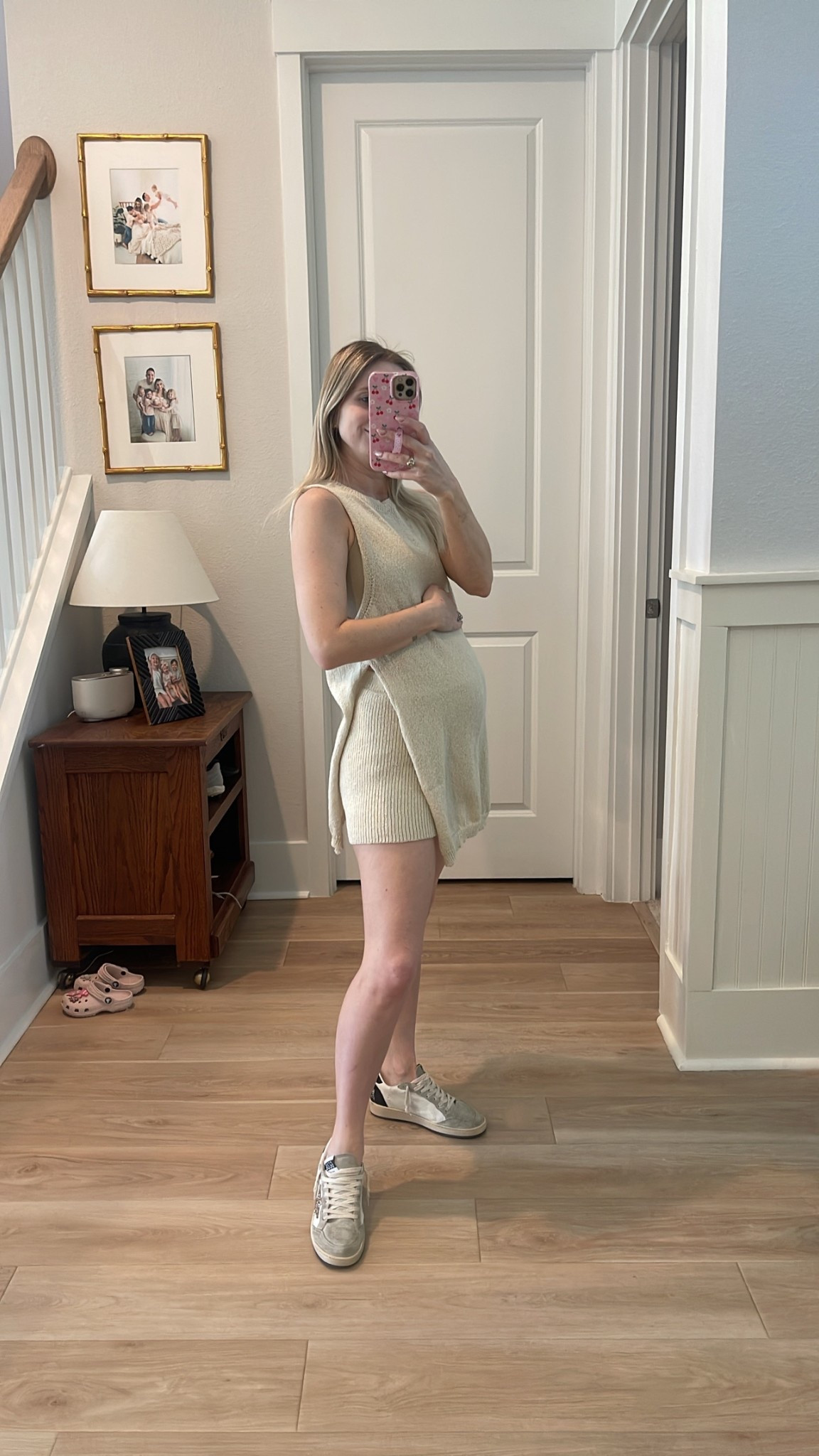 Amazon bump style! I’m 17 weeks pregnant and wearing a small 

Amazon fashion. Amazon maternity. Amazon Bump. Golden goose. Everyday style. Mom outfit. Mom style. 

#LTKShoeCrush #LTKBump #LTKPetite