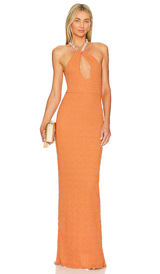 Camry Maxi Dress in Ginger Orange | Revolve Clothing (Global)