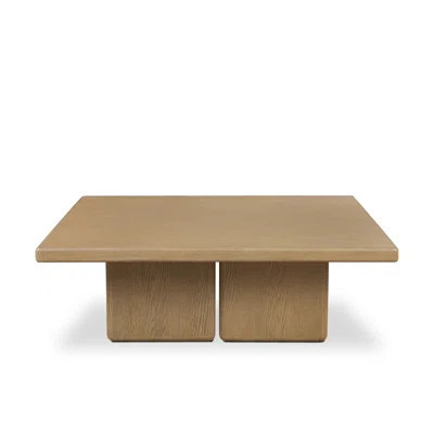 Pecos Coffee Table-Light Wash Oak | Perigold