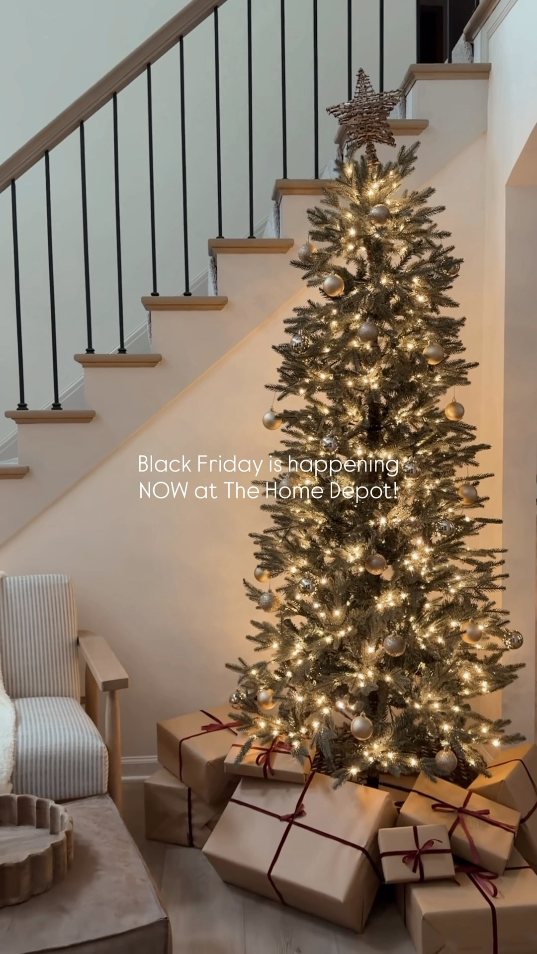 Black Friday ihappening NOW at @homedepot 😍 #HomeDepotPartner I got the viral Jackson noble first Christmas tree in the slim 7.5ft and I’m obsessed! It has realistic feel branches and has 9 pre-lit options. #TheHomeDepot

#LTKHome #LTKHoliday #LTKSeasonal
