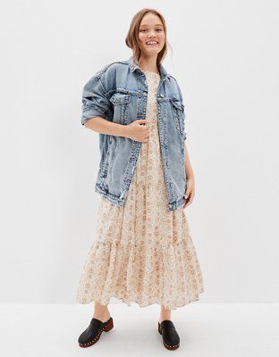 AE Super Oversized Denim Jacket | American Eagle Outfitters (US & CA)