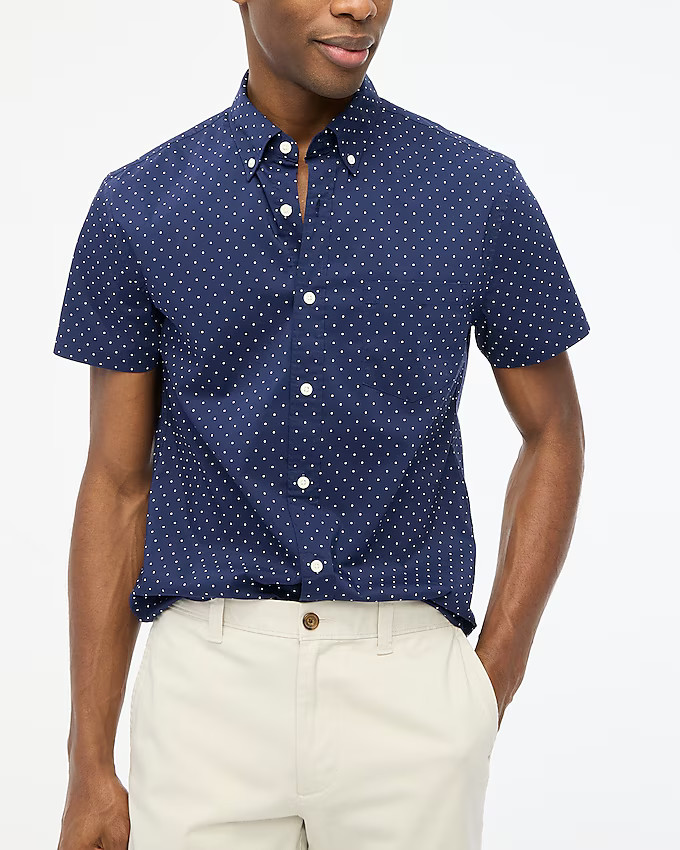 Slim short-sleeve flex performance shirt | J.Crew Factory