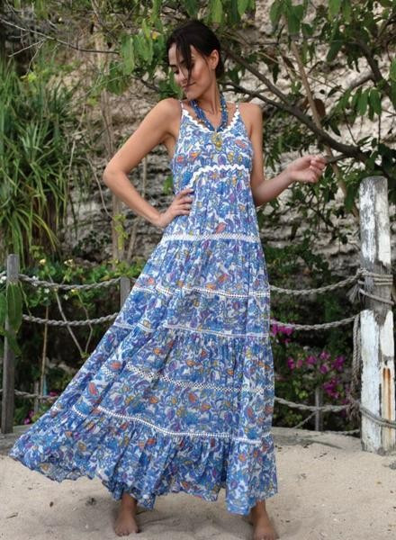 Miss June Dress Maxi print dress Hope | outdazl