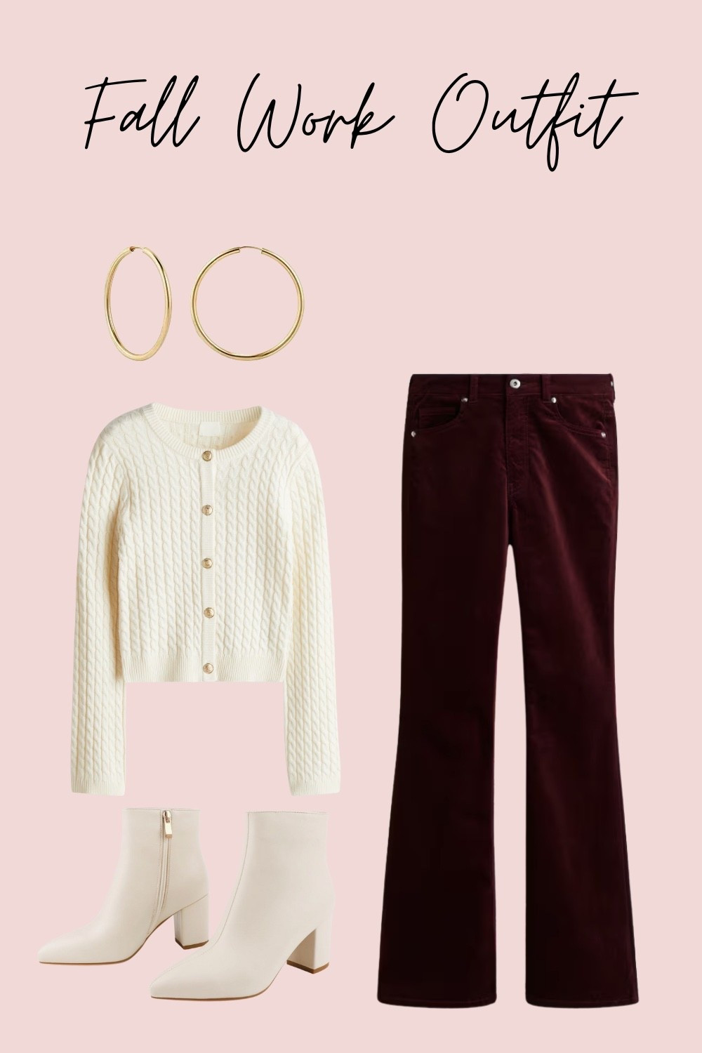 Fall wear. Fall Fashion. Fall Fashion. Fashion. Fall Outfit. Boots. Sweater. Slacks. Work outfit. Booties. Ankle boots. Accessories. Earrings. 

#LTKootd #LTKSeasonal #LTKWorkwear