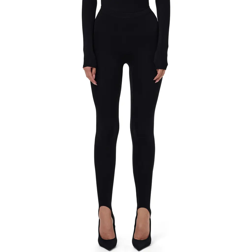 Naked Wardrobe Naked Stirrup Leggings in Black at Nordstrom, Size X-Small | Nordstrom