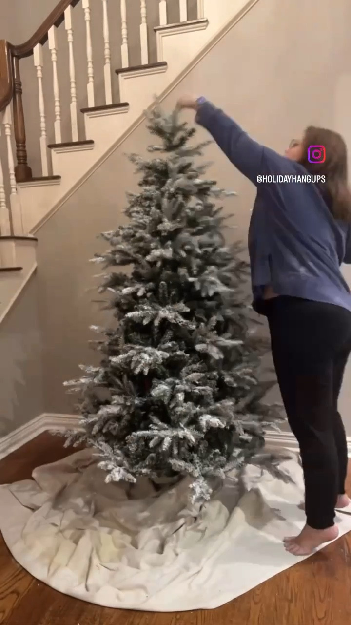 Tree lost its flock?  Do this! 👇

So many people love the look of a flocked Christmas tree and I am one of them!  Man, they are really gorgeous, especially when the flock is fresh.

Well, if you have a flocked tree, Im sure you’ve noticed how much Glock falls off every year when you are setting your tree up, decorating, then taking it down, etc.  After a few years, you might be thinking, it’s looking more green than flocked.  

That’s when you give that old Glock job a little refresh.  It’s not hard to do and I just walked through it in Stories.  If you missed it, it’s saved in Highlights under Flock Tutorial. 

What you’ll need for this job…
1. A Christmas tree
2. Flock
3. Water

First, spray your branch with water.  Next, add your flock.  Then, spray with water again.  Repeat as much as necessary on each branch.  

Before you know it, you’ll have a beautiful flocked tree again!


#LTKHoliday #LTKhome #LTKSeasonal