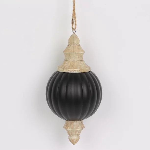 Finial Ornament, Black, 6", by Holiday Time | Walmart (US)