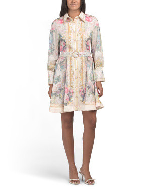 Long Sleeve Romantic Floral Mini Dress | Casual Dresses  | Marshalls | Marshalls