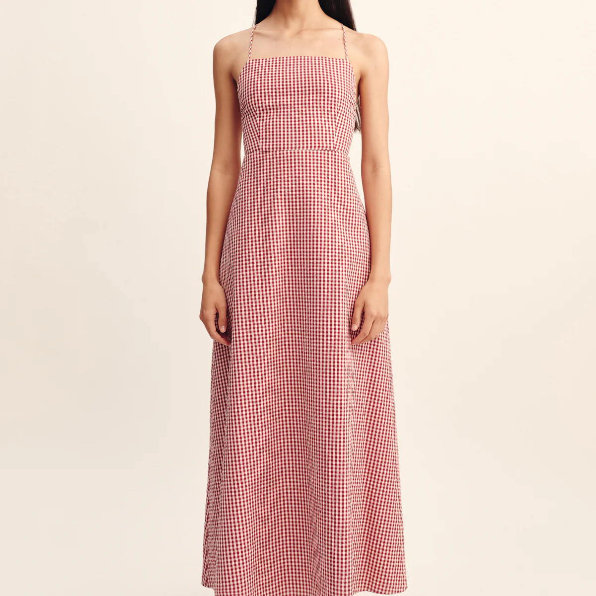 LORI DRESS - RED GINGHAM | POSSE (US)