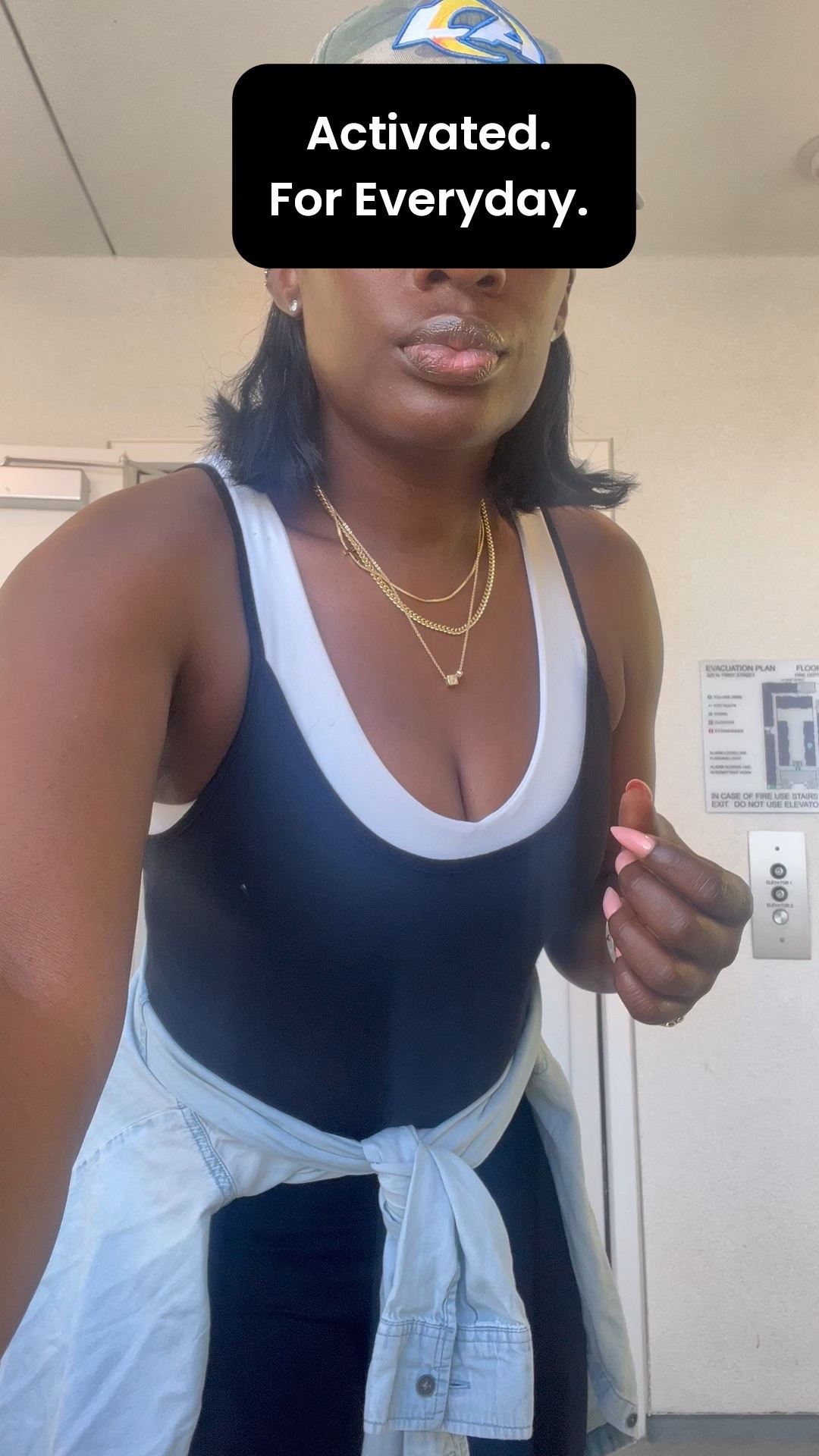 Activated for everyday. 

Layering can be fun and can add dimension to any look. Whether thats a necklace, a shirt wrapped around your waist or a hat for a pop of color (or to cover up a bad hair day!), layers are perfect for adding style to your activated looks! All true to size  

#LTKActive #LTKfitnessgoals