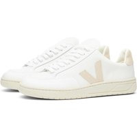 Veja Womens Women's V-12 Sneakers in White/Sable, Size UK 4 | END. Clothing | End Clothing (US & RoW)