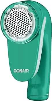 Conair Fabric Shaver and Lint Remover, Battery Operated Portable Fabric Shaver, Green | Amazon (US)