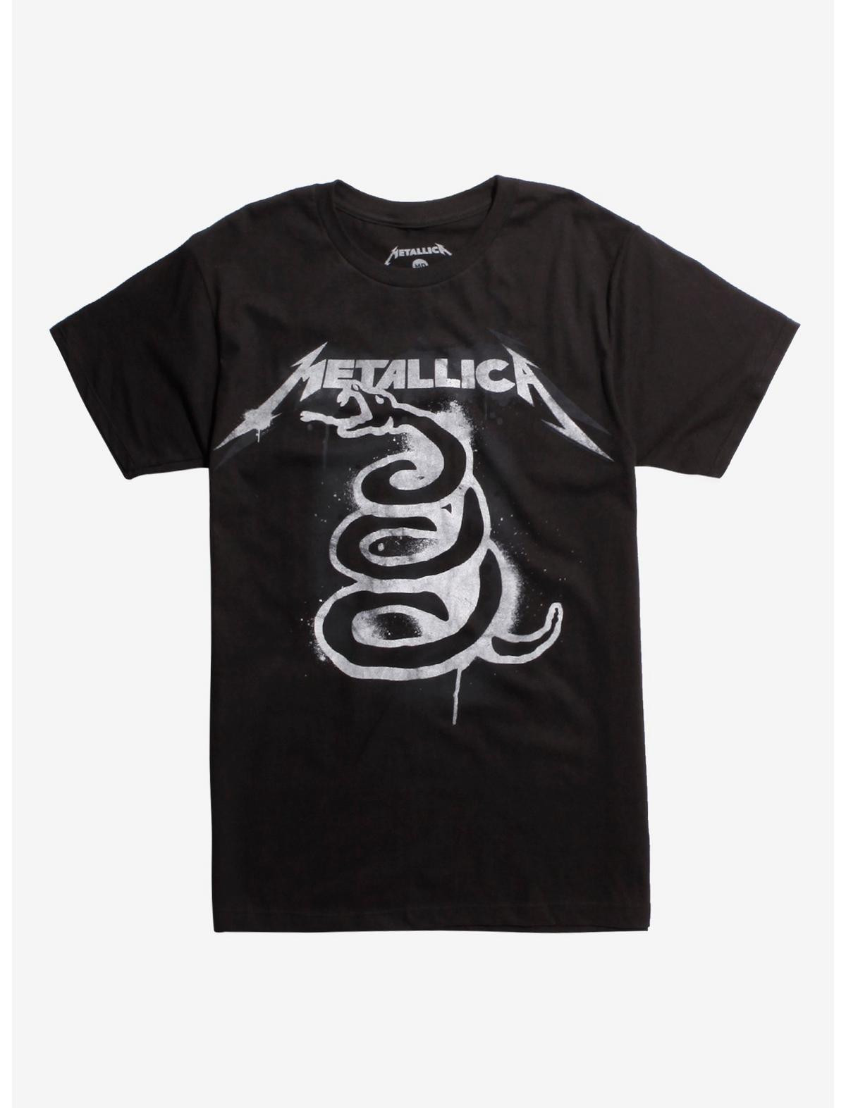 Metallica Black Album Art T-Shirt | Hot Topic | Hot Topic
