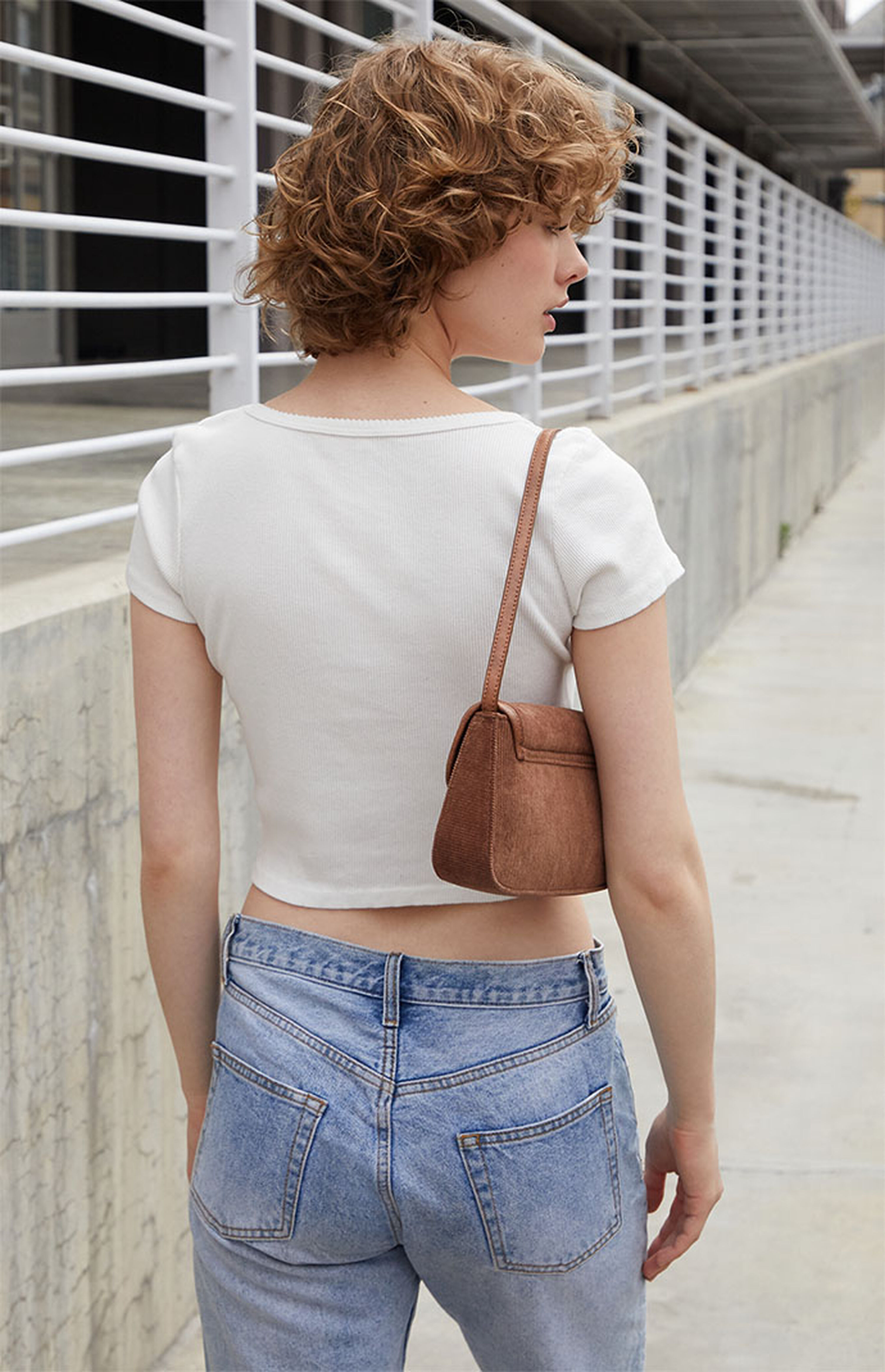 John Galt White Zelly Basic T-Shirt | PacSun