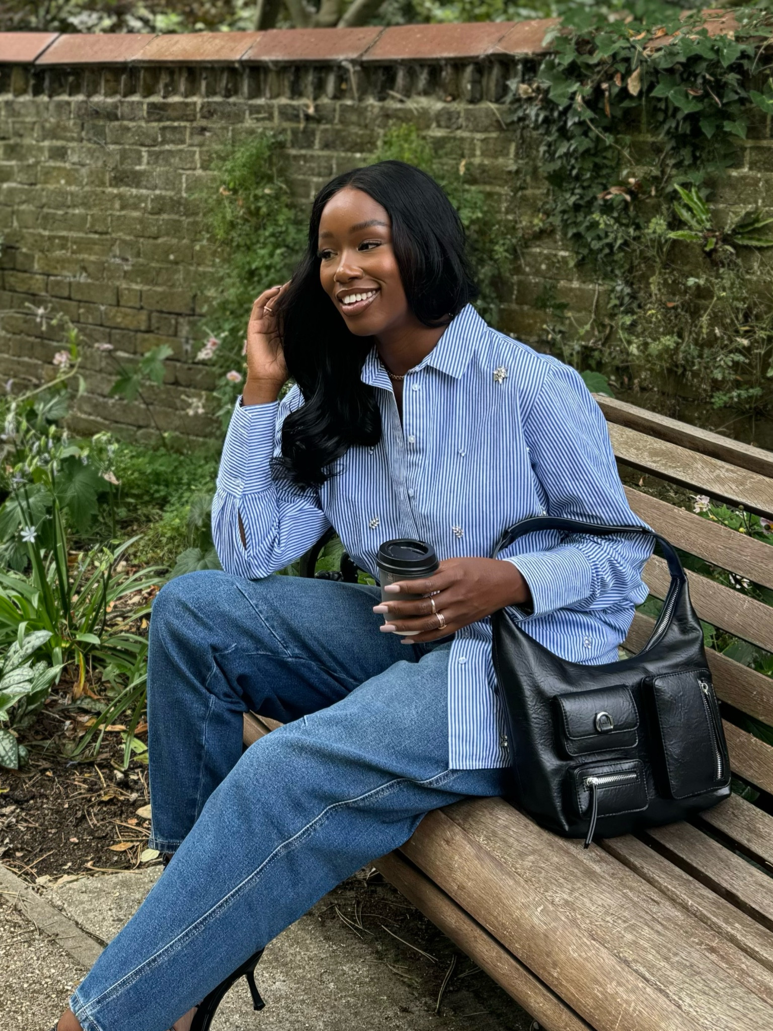 Shirt is an oversized fit, size down in the jeans if between sizes!

#LTKautumn #LTKuk #FashionMonth