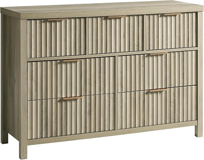 Fluted 7 Drawers Dresser for Bedroom, Tall Modern Bedroom Dressers, Chest of Drawers for Bedroom ... | Amazon (US)