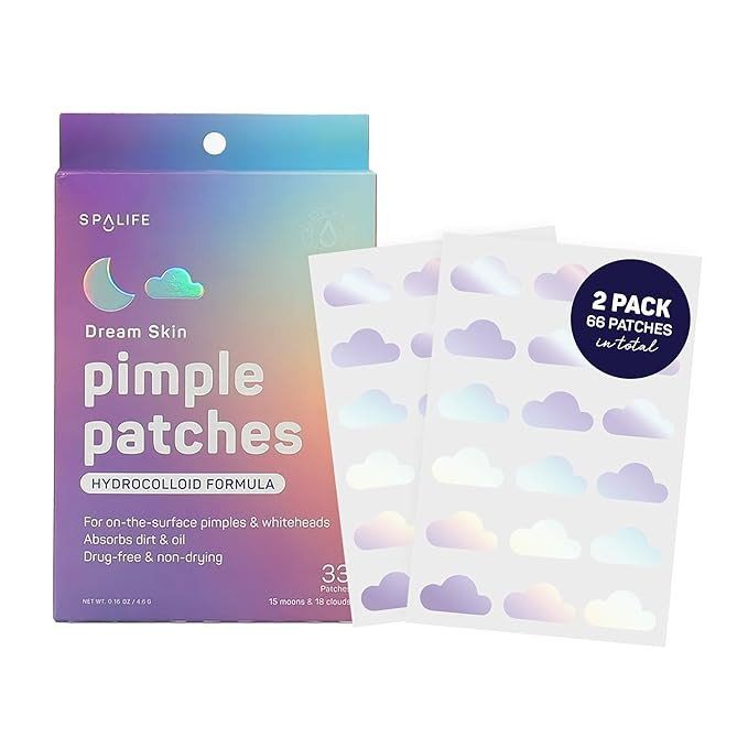 SpaLife Beauty Dream Skin Pimple Patches – Hydrocolloid Formula for Acne, Spots, Redness, and O... | Amazon (US)