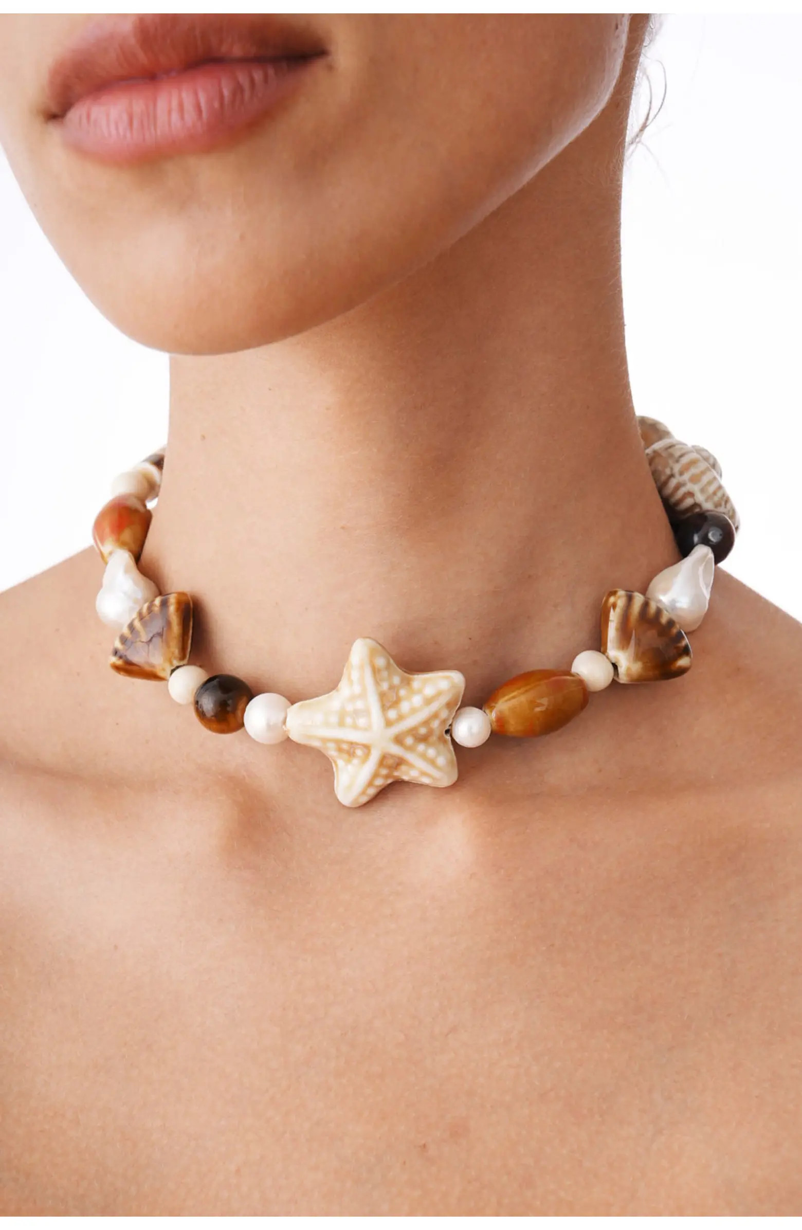 Velvet Luna Ceramic Starfish Necklace | Nordstrom | Nordstrom
