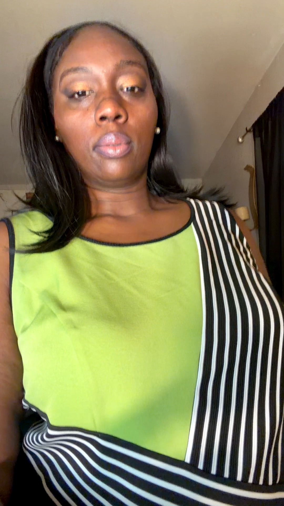 Loving this black dress with a pop of green stripes 💚🖤 Such an easy look styled with simple black sandals. Comfortable, flattering, and perfect for everyday wear. #LTKStyle #LTKFinds

#LTKOver40 #LTKBeauty #LTKootd