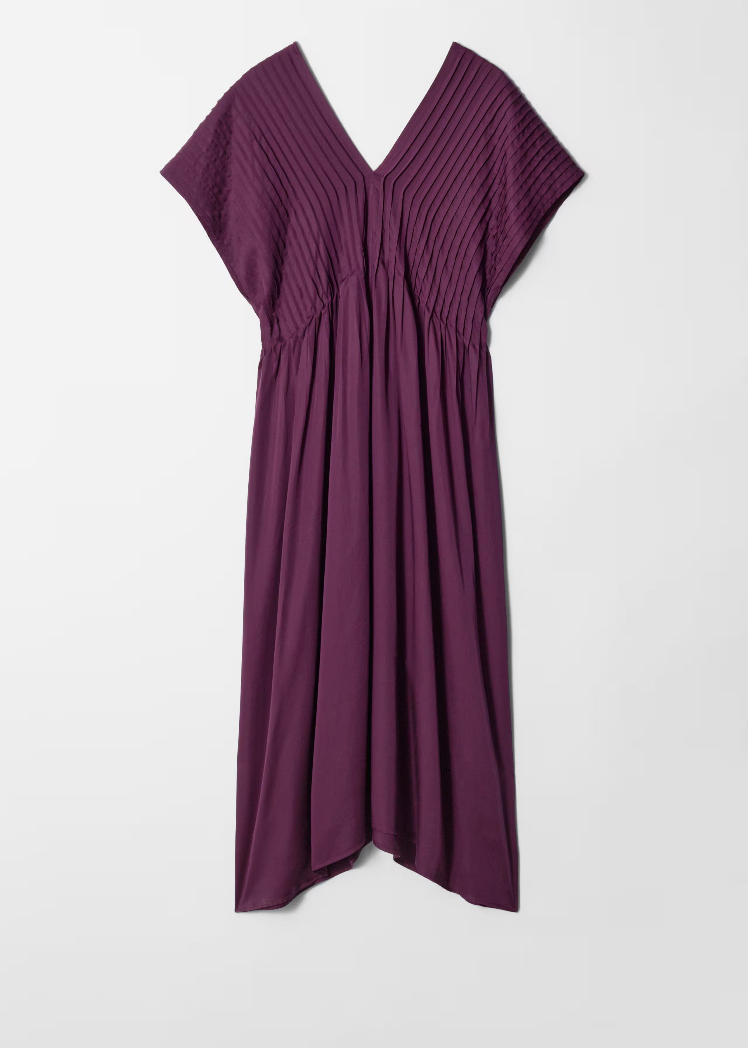 Pleated Dolman Midi Dress - Dark Purple - & Other Stories NL | & Other Stories EU