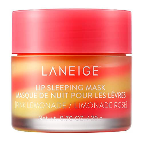 LANEIGE Lip Sleeping Mask Pink Lemonade: Deeply Hydrate & Nourish, with Vitamin C, Murumuru & Shea Butter, Antioxidants, for Flaky, Dry Lips | Amazon (US)