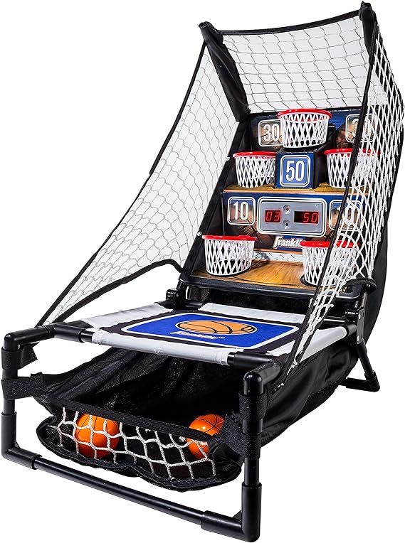 Franklin Sports Anywhere Basketball Arcade Game - Table Top Basketball Arcade Shootout- Indoor El... | Amazon (US)